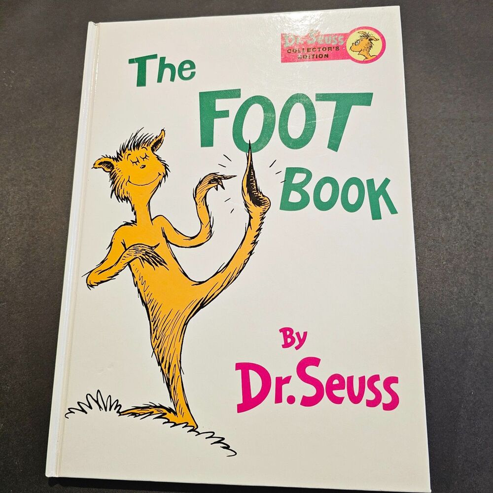 Dr Seuss Books Learning Library The FOOT Book HB Kohls Special Collector Edition